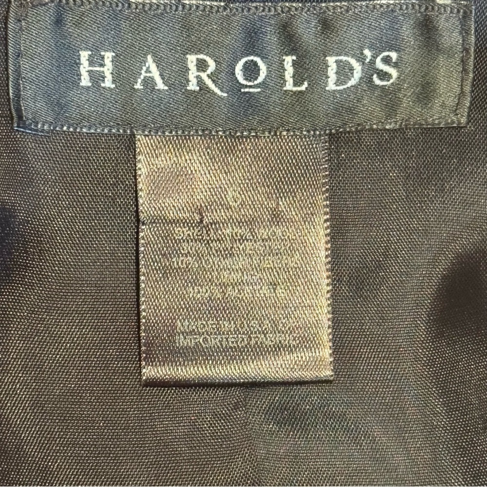 Harold’s Vintage Black Fitted Copped Jacket with Velvet Pinstripe - The Delia - Picture 3 of 10